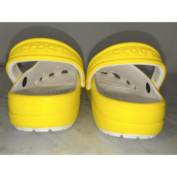 Crocs Womens 7 Bright Yellow Ghost jibbitz New without Tags Mens 5 - Picture 10 of 10